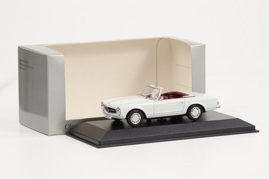 1:43 Minichamps Mercedes-Benz 230 SL - 280 SL Pagode weiß Dealer