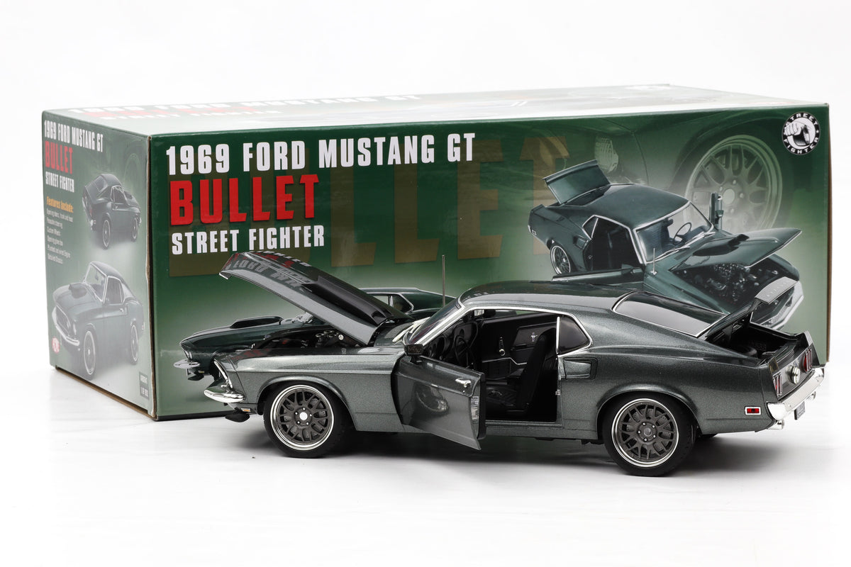 1:18 Ford Mustang GT „Bullet“ Street Fighter 1969 ACME (GMP) Full Opening