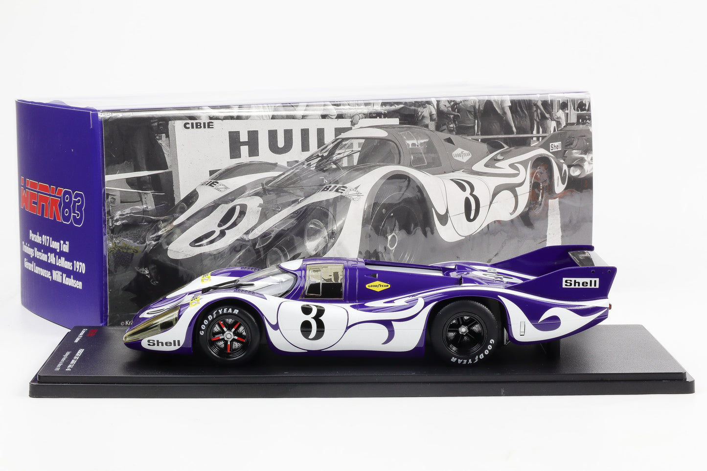 1:18 Werk83 917 Long Tail #3 Hippie Trainings Version 24h LeMans 1970 Larrousse