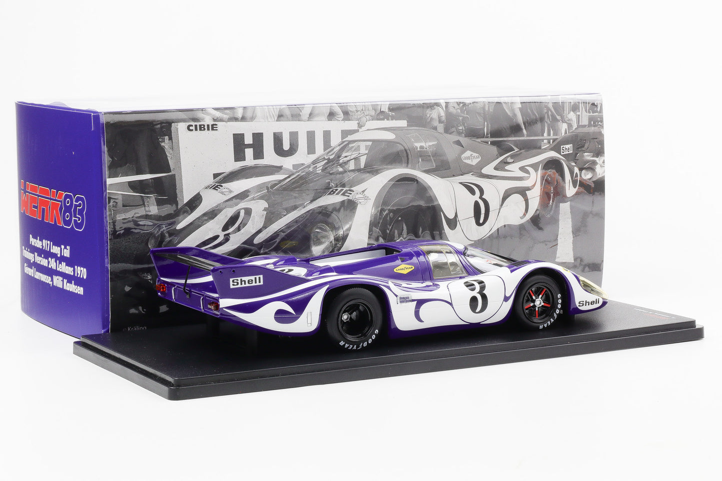 1:18 Werk83 917 Long Tail #3 Hippie Trainings Version 24h LeMans 1970 Larrousse