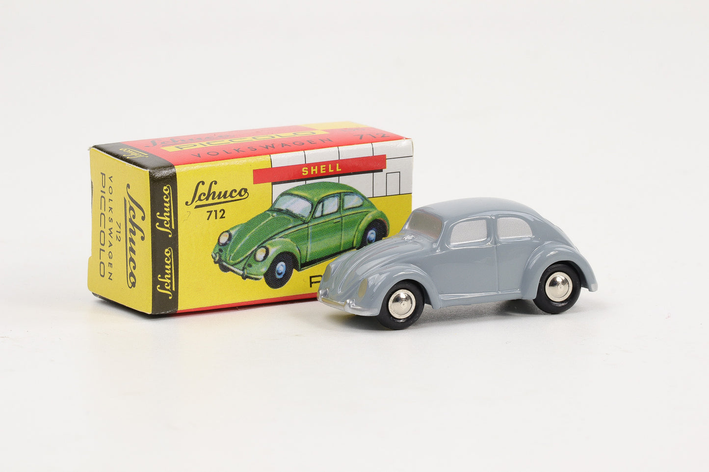 1:90 Schuco Piccolo VW Käfer blaugrau Art.Nr. 01261-BG