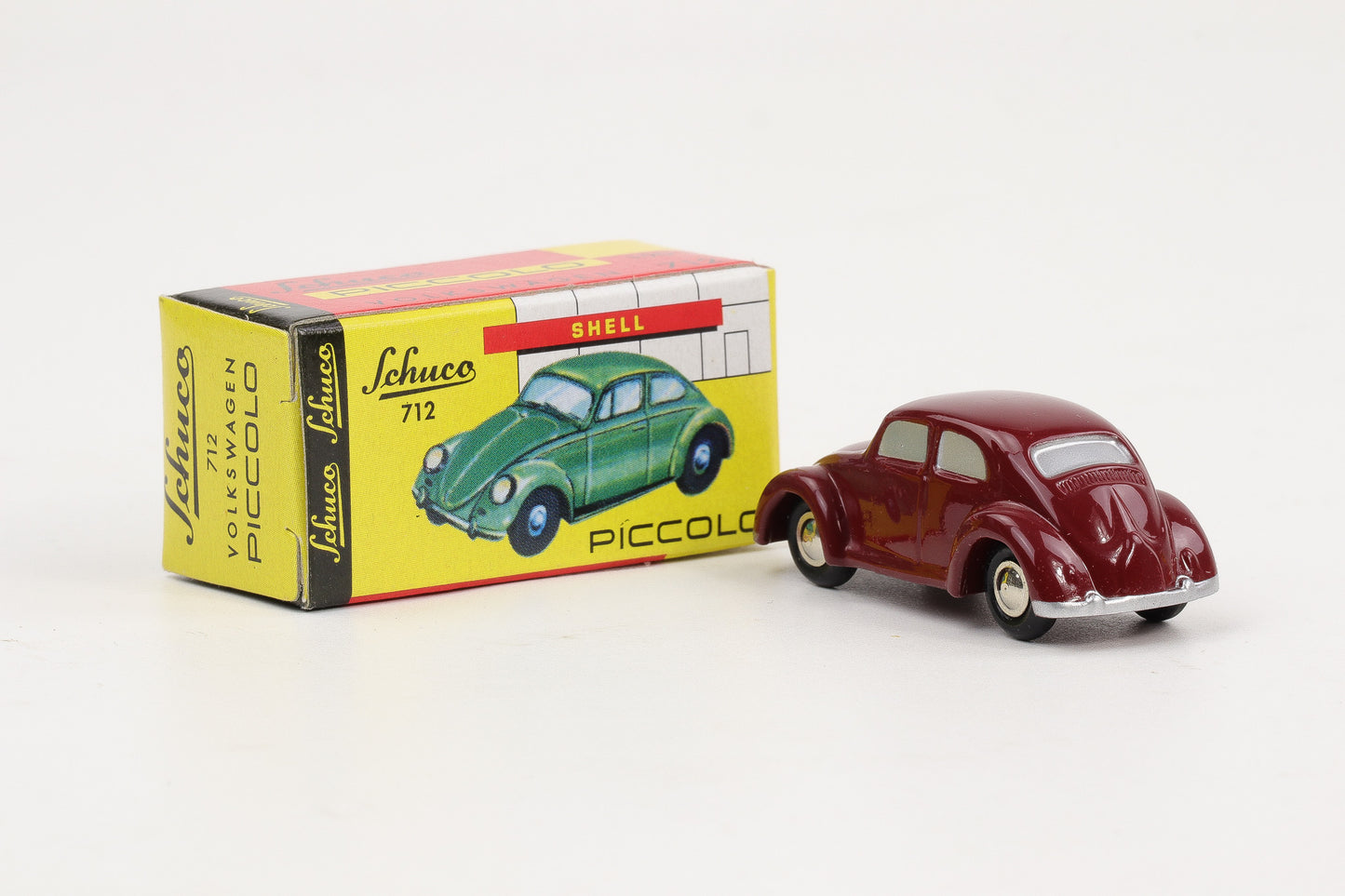 1:90 Schuco Piccolo VW Käfer dunkelrot Art.Nr. 01261-DR