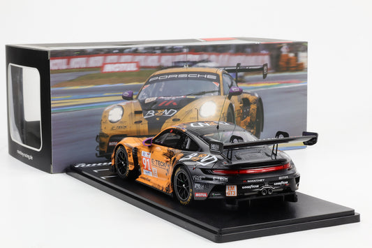 1:18 IXO Manthey Porsche 911 GT3 R #91 Class Winner 24h LeMans 2024 LMGT3