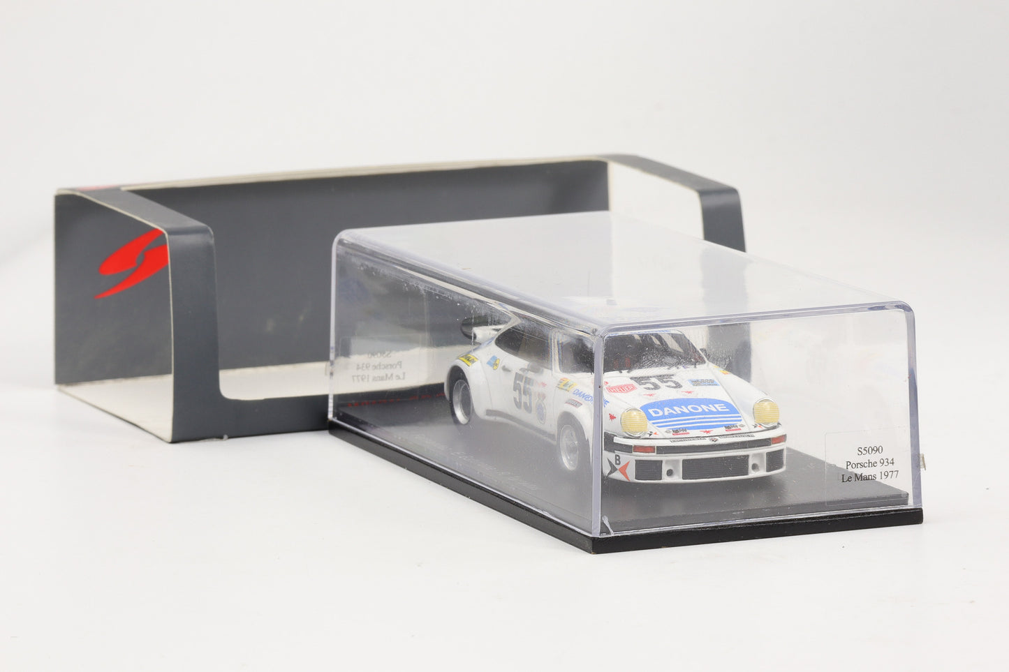 1:43 Spark Porsche 911 934 RSR weiß #55 Le Mans 1977 Danone S5090