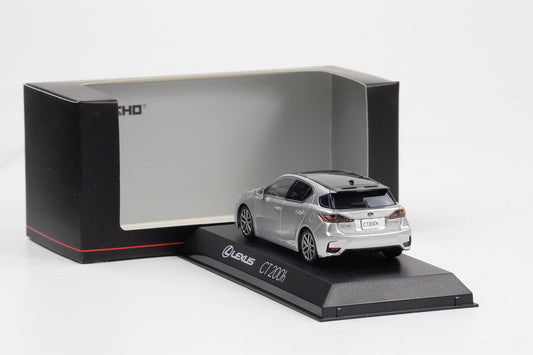 1:43 Kyosho Lexus CT200h F Sport black/Platinum Silver ME 03656PS2