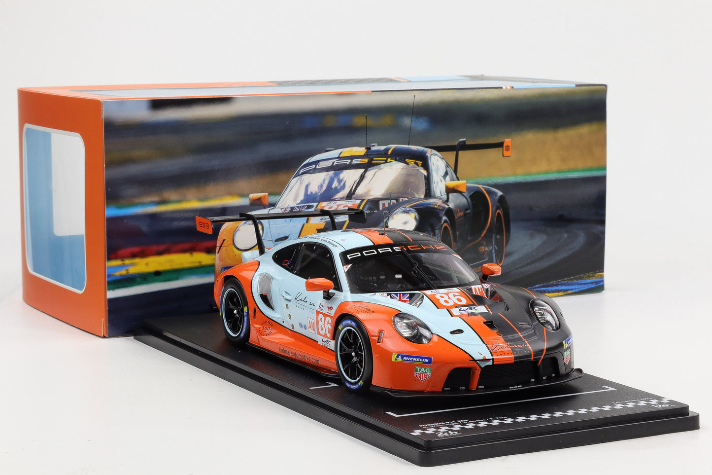 1:18 IXO Porsche 911 RSR-19 Gulf #86 24h LeMans 2023 GR Racing