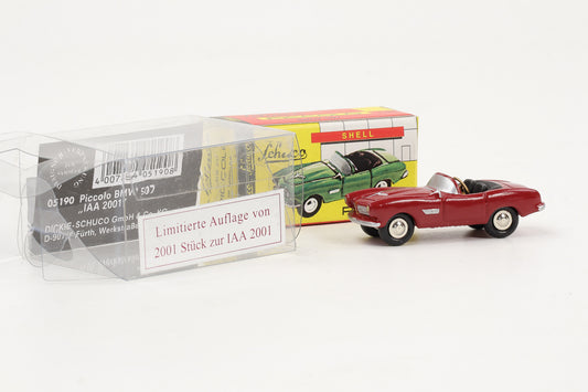 1:90 Schuco Piccolo BMW 507 Cabrio IAA 2001 dunkelrot Art.Nr. 05190