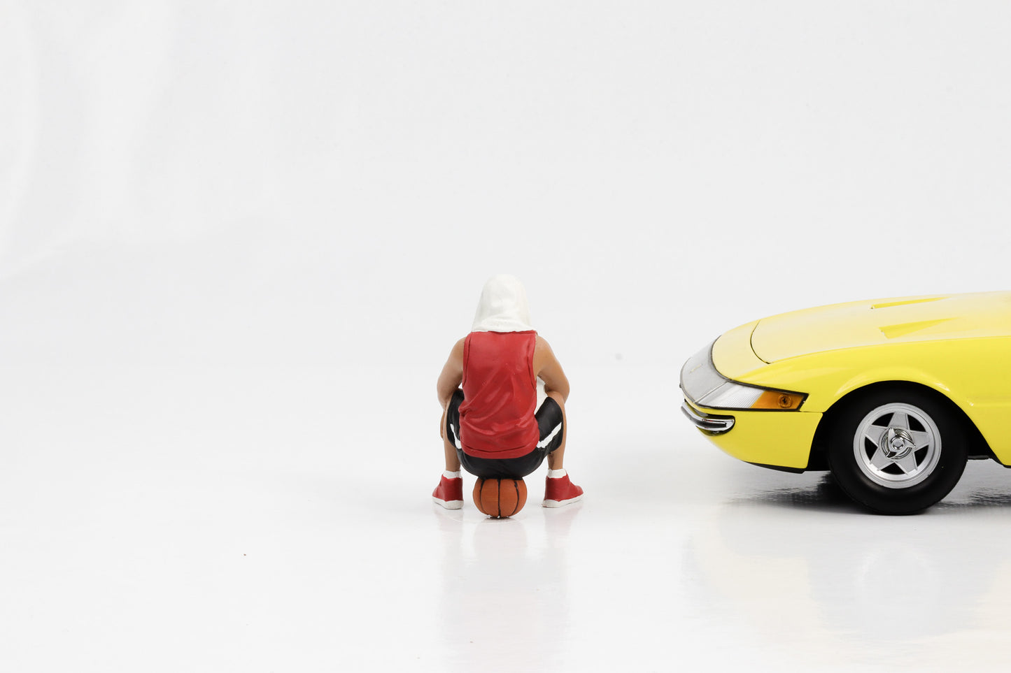 1:18 Figur Chillout Ryan Basketball sitzend Figuren American Diorama