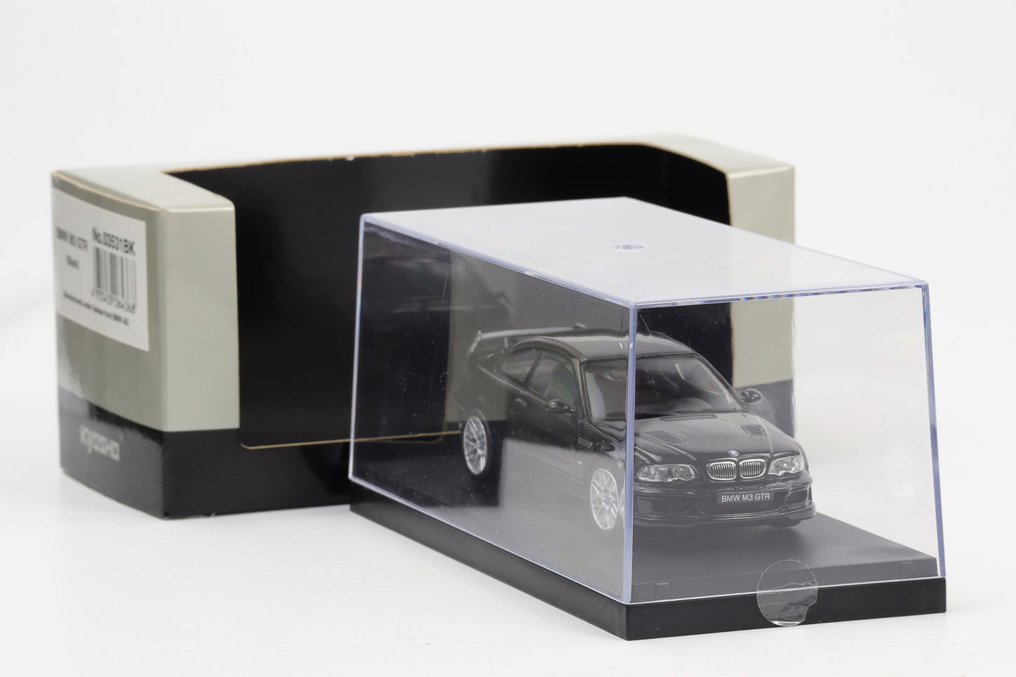 1:43 Kyosho BMW M3 E46 GTR Street Version schwarz Carbondach 03531BK