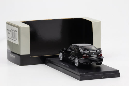 1:43 Kyosho BMW M3 E46 GTR Street Version schwarz Carbondach 03531BK