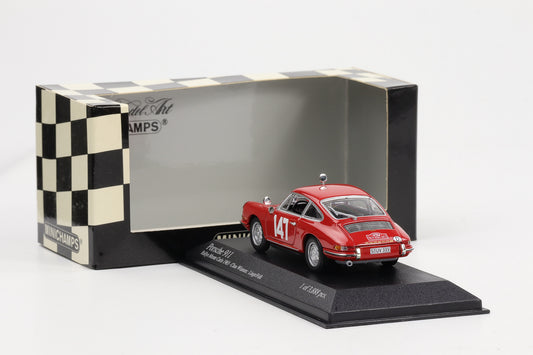 1:43 Minichamps Porsche 911 Rallye Monte Carlo 1965 #147 Class Winner Linge Falk
