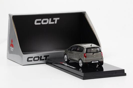 1:43 Sun Star Mitsubishi Colt 2013 grau metallic Mitsubishi Motors Dealer