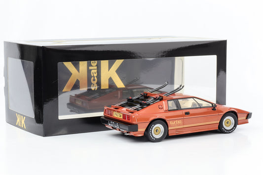 1:18 Lotus Esprit with ski cooper metallic like Bond Movie KK-Scale diecast