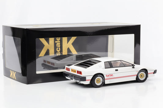 1:18 Lotus Esprit Turbo 1981 weiss like Bond Movie KK-Scale diecast