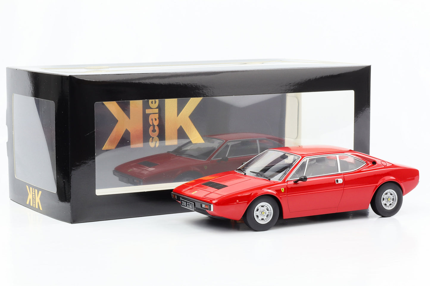 1:18 Ferrari 208 Dino GT4 1975 rot K-Scale diecast KKDC181201