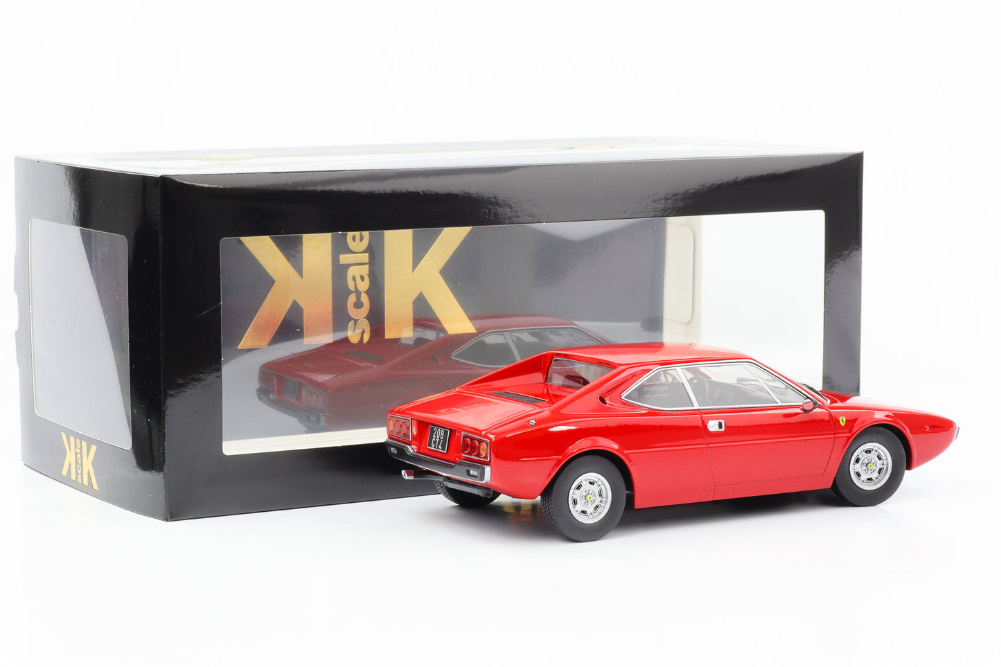 1:18 Ferrari 208 Dino GT4 1975 rot K-Scale diecast KKDC181201