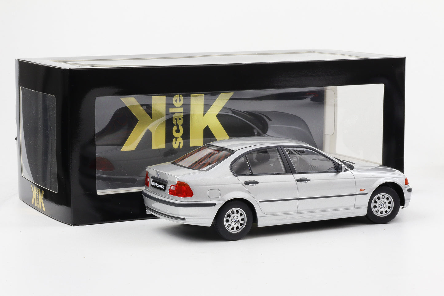 1:18 KK-Scale BMW 3er Serie E46 Limousine Baujahr 1999 silber
