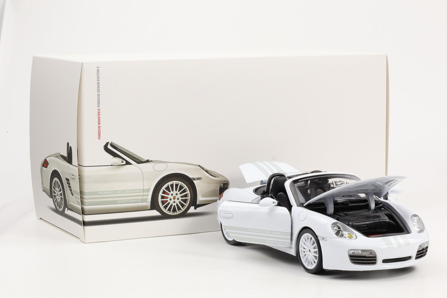 1:18 Porsche Boxster S Edition 2 2008 weiss Museum MAP Welly