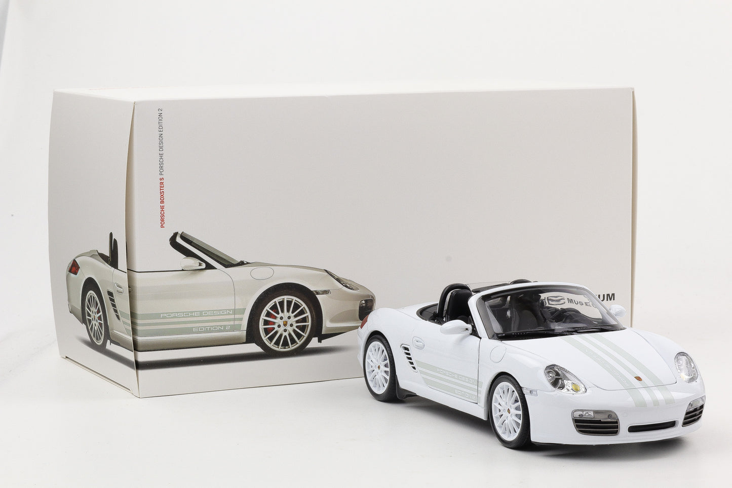 1:18 Porsche Boxster S Edition 2 2008 weiss Museum MAP Welly