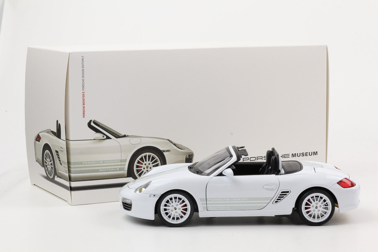 1:18 Porsche Boxster S Edition 2 2008 weiss Museum MAP Welly