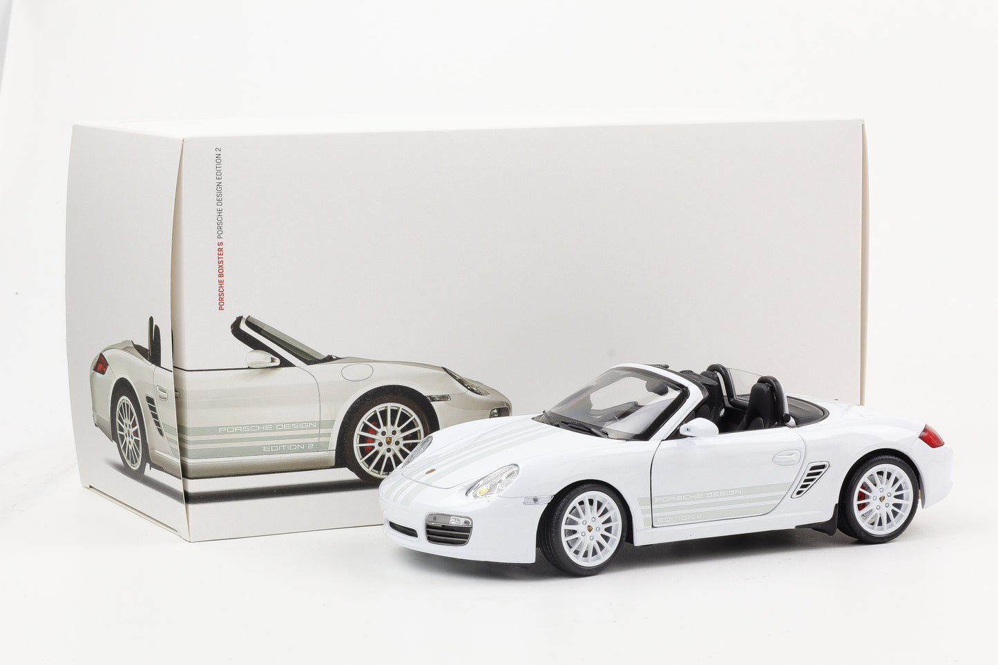 1:18 Porsche Boxster S Edition 2 2008 weiss Museum MAP Welly