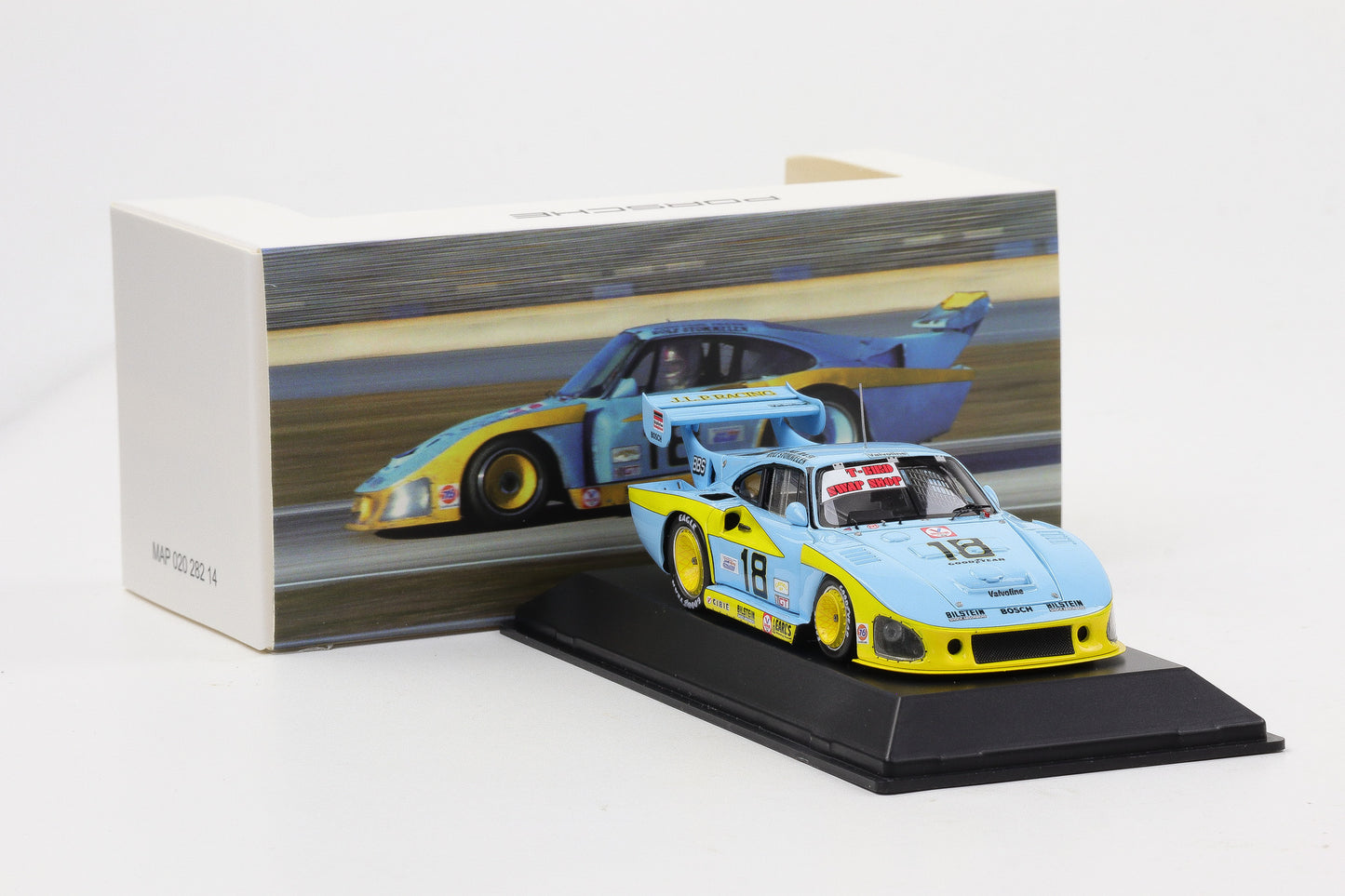 1:43 Spark Porsche 935 Sieger Daytona #18 1982 J.L.P. Racing MAP Museum