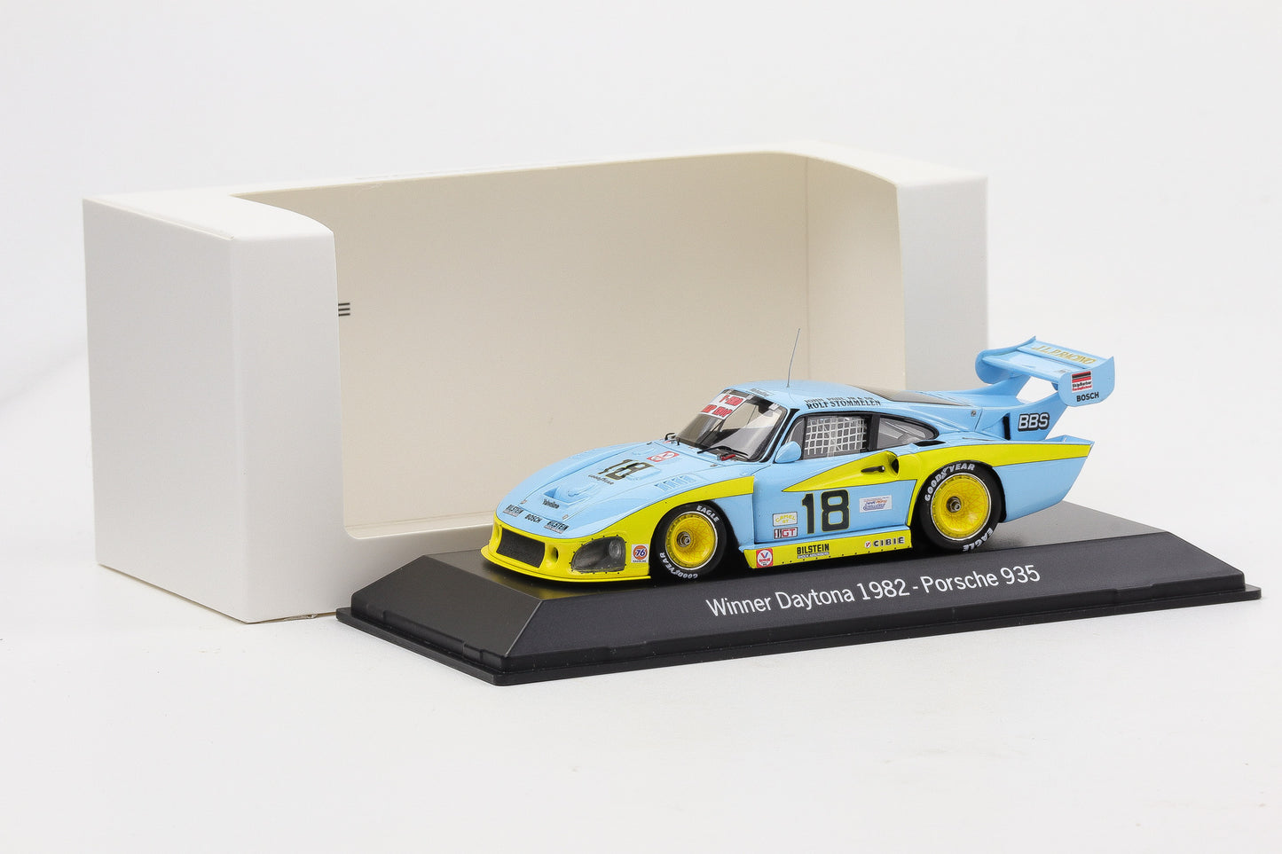 1:43 Spark Porsche 935 Sieger Daytona #18 1982 J.L.P. Racing MAP Museum