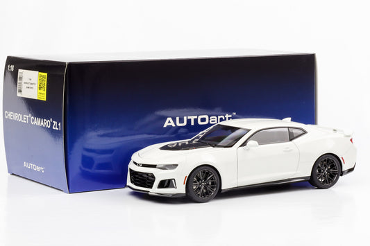 1:18 AUTOart Chevrolet Camaro ZL1 Coupe 2017 summit white NEU OVP