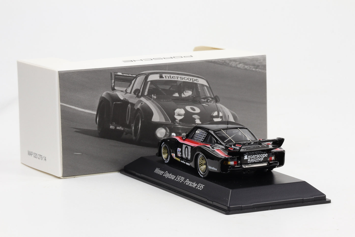 1:43 Spark Porsche 935 Sieger Daytona 1979 n° 0 Interscope MAP Museum