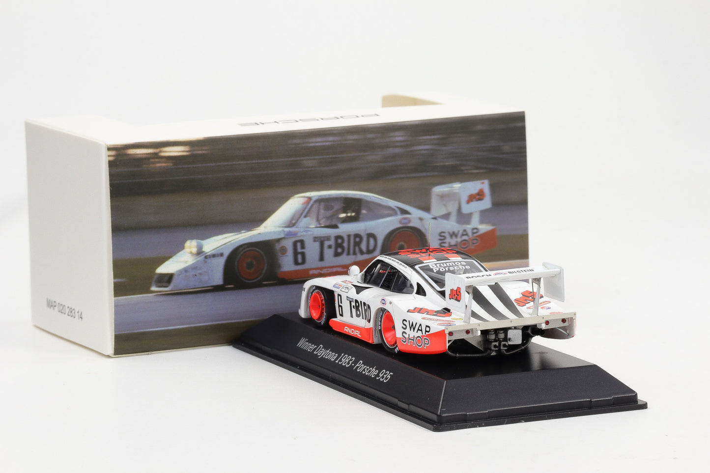 1:43 Spark Porsche 935 #6 T-Bird Winner 24h Daytona 1983 MAP Museum