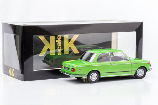 1:18 BMW 2002 tii 2. Serie 1974 grün metallic 1:18 KK-Scale diecast