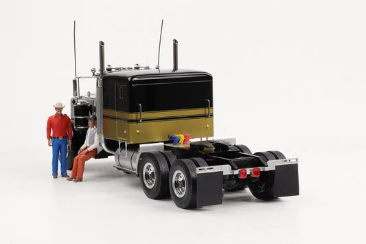 1:18 Kenworth W900 1976 like Smokey and the Bandit mit Figuren Road Kings