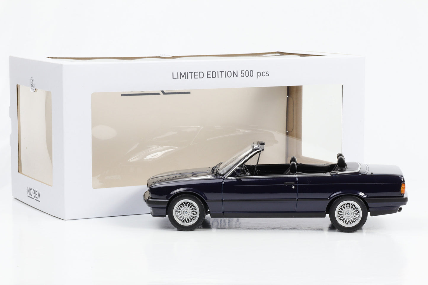 1:18 BMW 325i E30 Cabriolet 1991 blau metallic Norev NEU OVP 183212