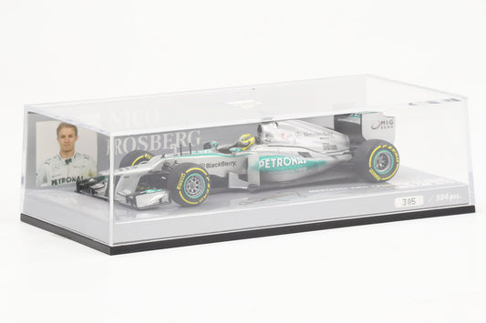 1:43 Minichamps F1 Mercedes AMG Petronas F1 Team Nico Rosberg #9 Showcar 2013