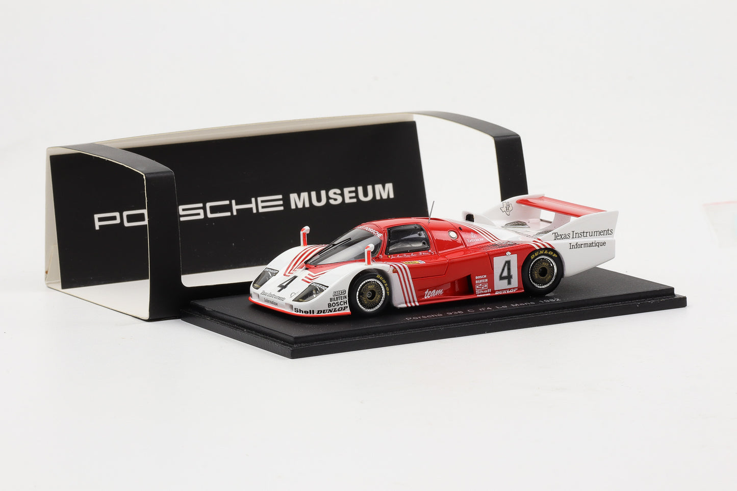 1:43 Spark Porsche 936 C #4 Le Mans 1982 Wollek J-M Martin P. Martin