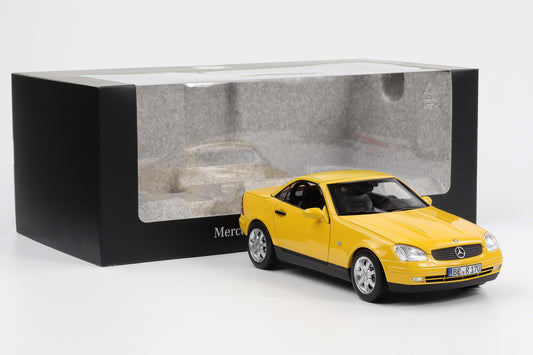 1:18 Norev Mercedes Benz SLK 200 Roadster R170 1996-2000 gelb Dealer