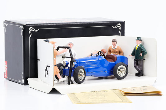 1:24 Bugatti blau mit Figuren Schuco Classic Studio IV Art.Nr. 01744