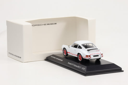 1:43 Porsche 911 Carrera RS 2.7 1973 weiss rot diecast Museum MAP