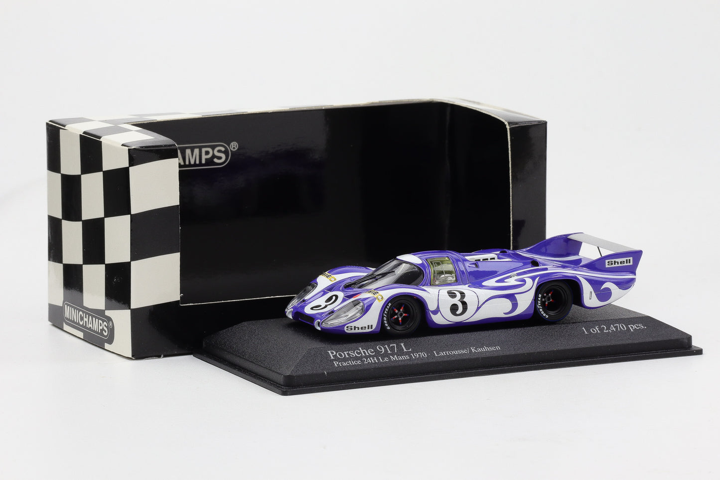 1:43 Minichamps Porsche 917L #3 "Hippie" 24h Le Mans 1970 Larrousse Kauhsen