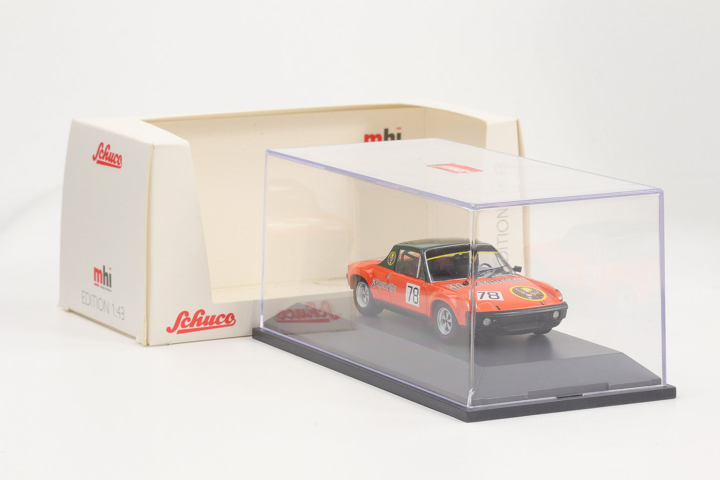 1:43 Schuco Porsche 914/6 # 78 Jägermeister Schimpf Nürburgring