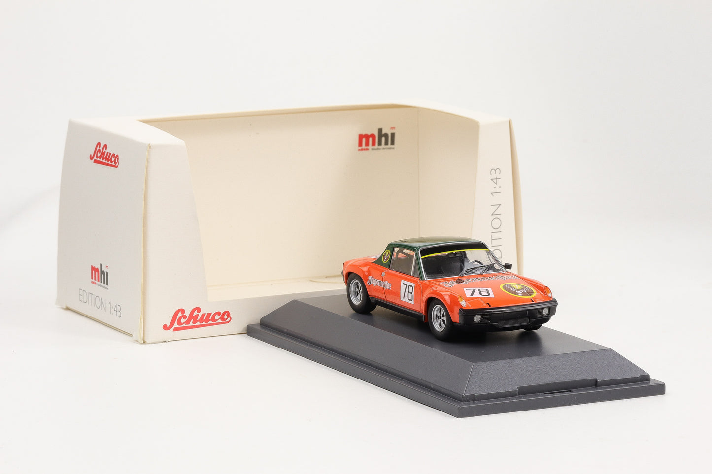 1:43 Schuco Porsche 914/6 # 78 Jägermeister Schimpf Nürburgring