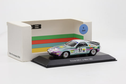 1:43 Spark Porsche 928S #97 24H LeMans 1983 Edition Porscheplatz 2016