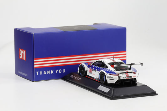 1:43 Spark Porsche 911 RSR #911 GT LM Sebring Winner 2020 WAP Dealer