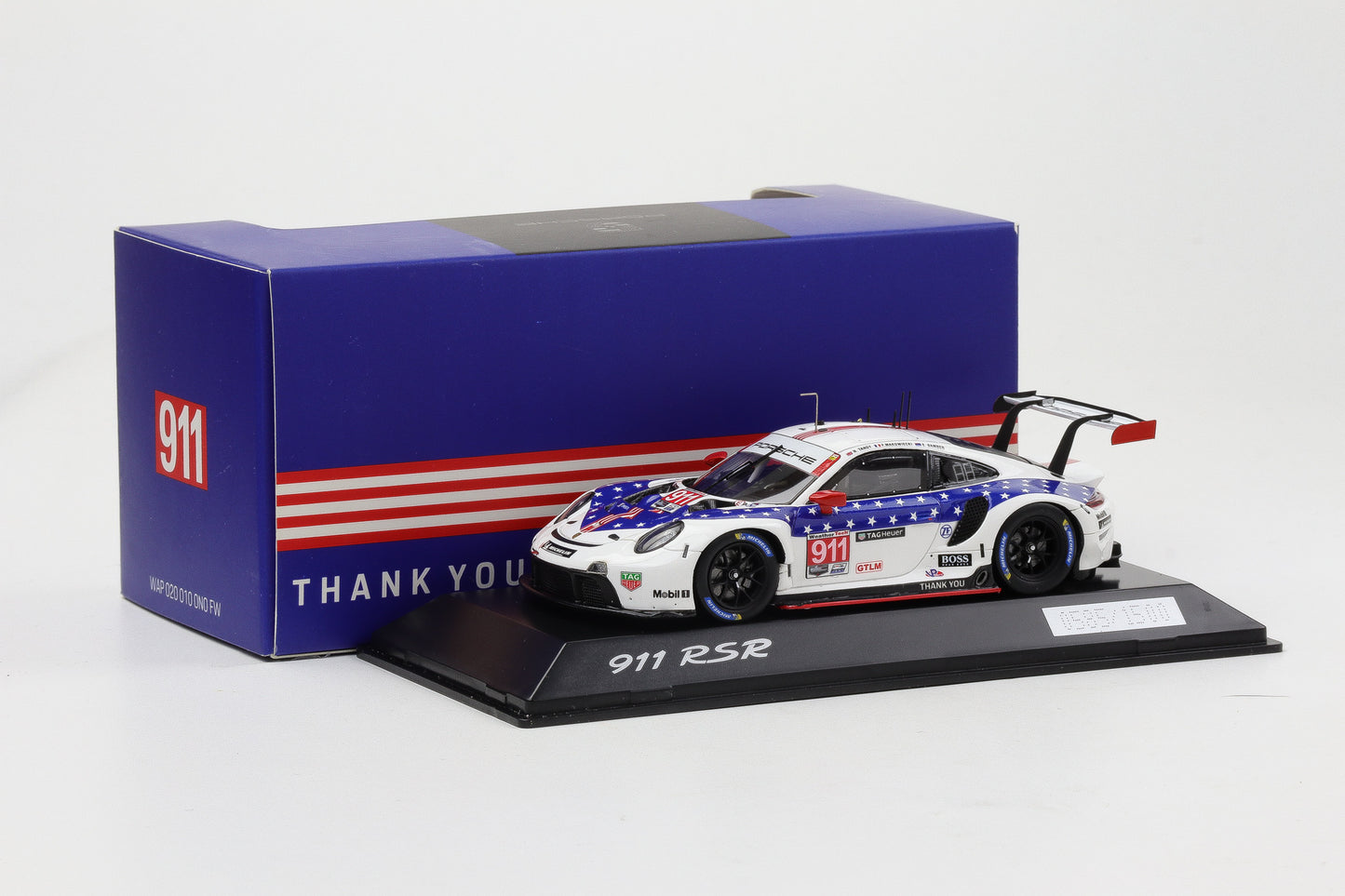 1:43 Spark Porsche 911 RSR #911 GT LM Sebring Winner 2020 WAP Dealer