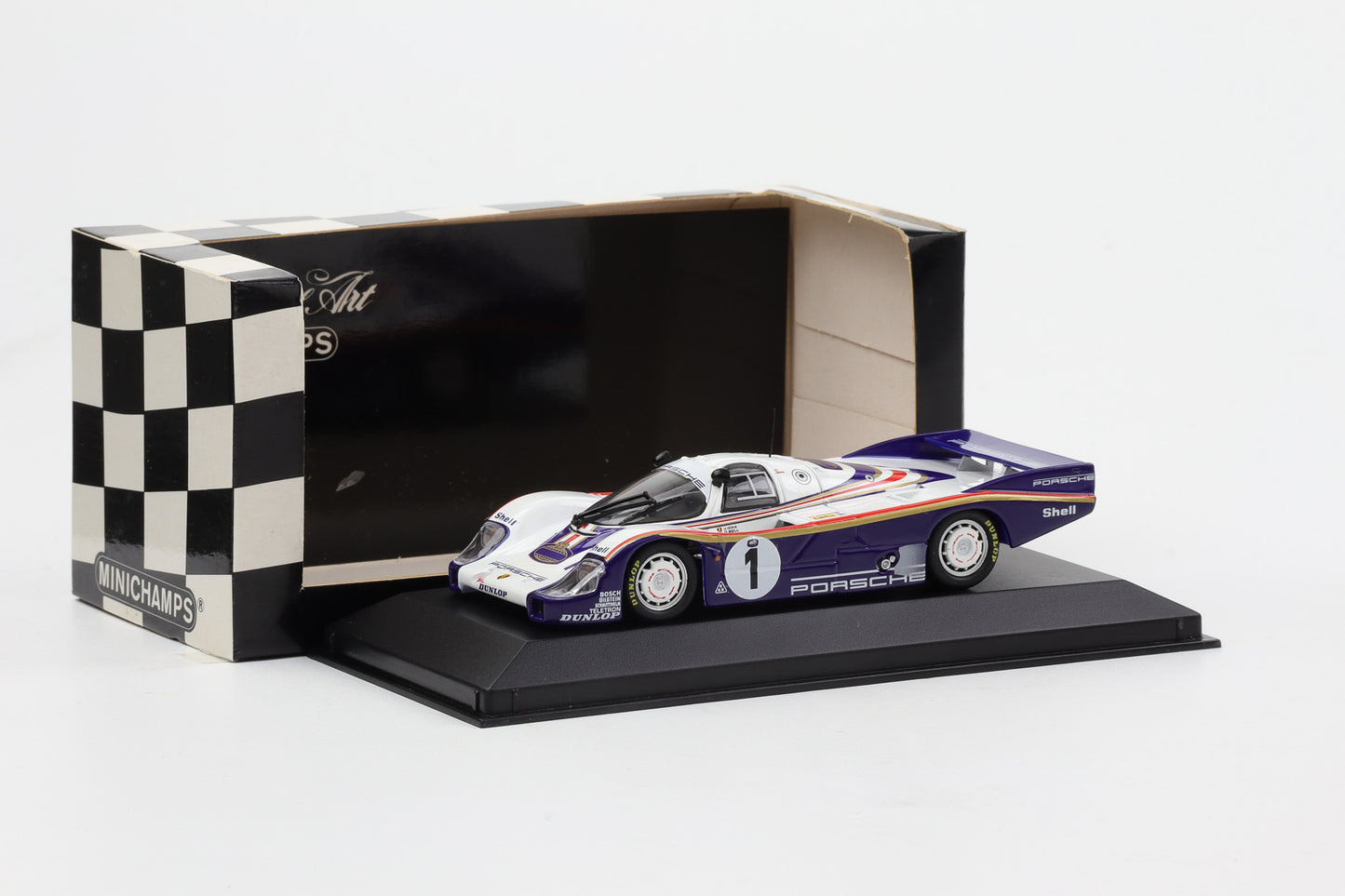 1:43 Minichamps Porsche 956 L 1st Le Mans 1982 J. Ickx / D. Bell + Decals