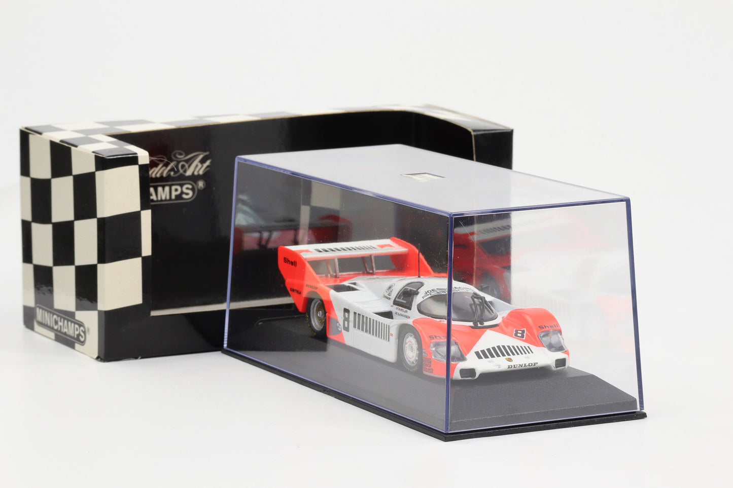1:43 Minichamps Porsche 956K Team Joest Mugello 1000 km 1983 Winners Wollek Johansson