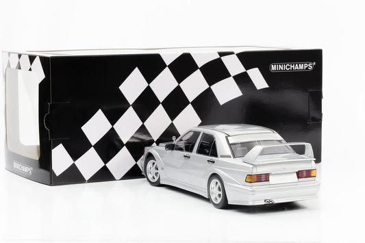 1:18 Mercedes-Benz 190E EVO II W201 2.3-16V 1990 silber Minichamps