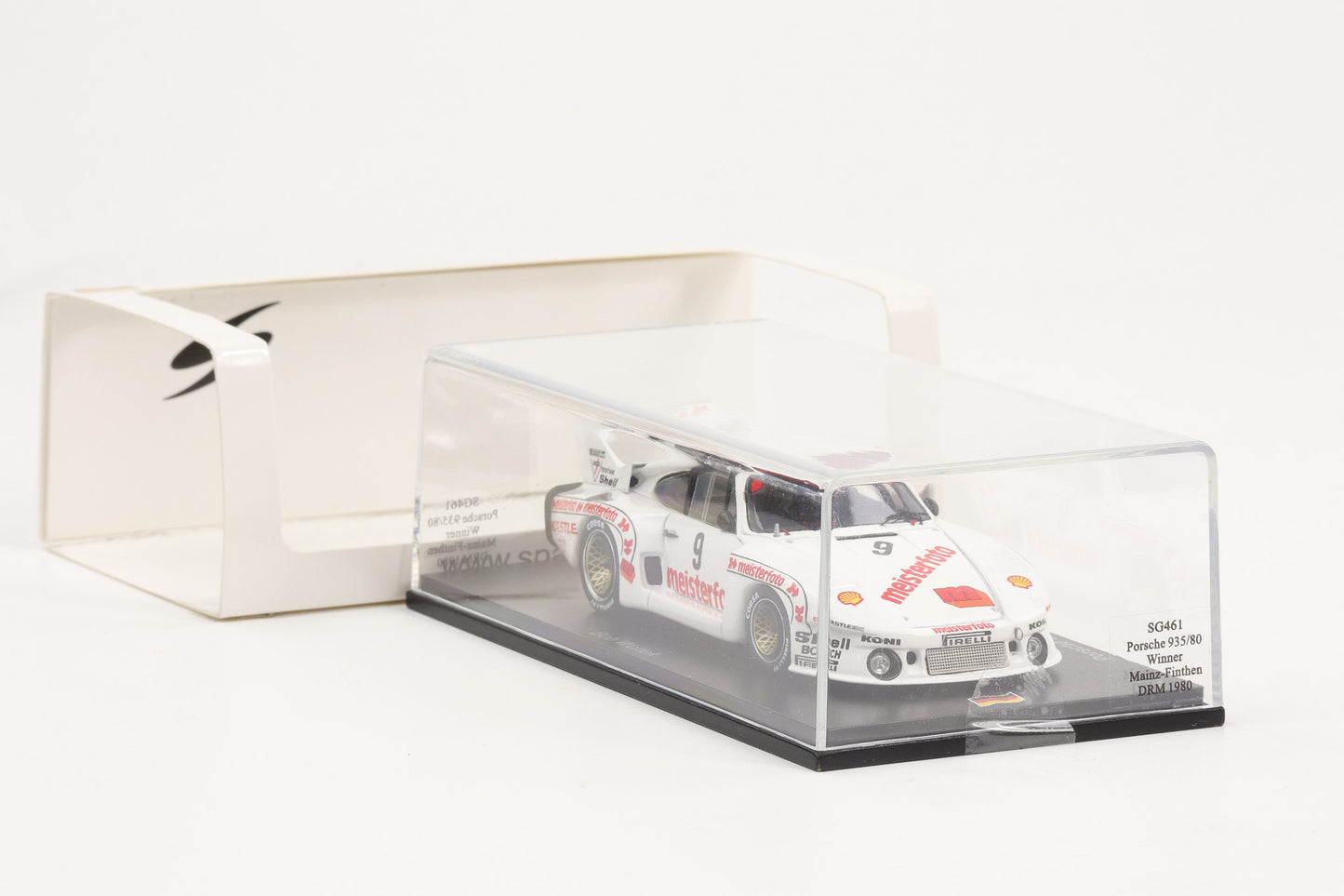 1:43 Spark Porsche 935/80 Winner Mainz-Finthen DRM 1980 Bob Wollek