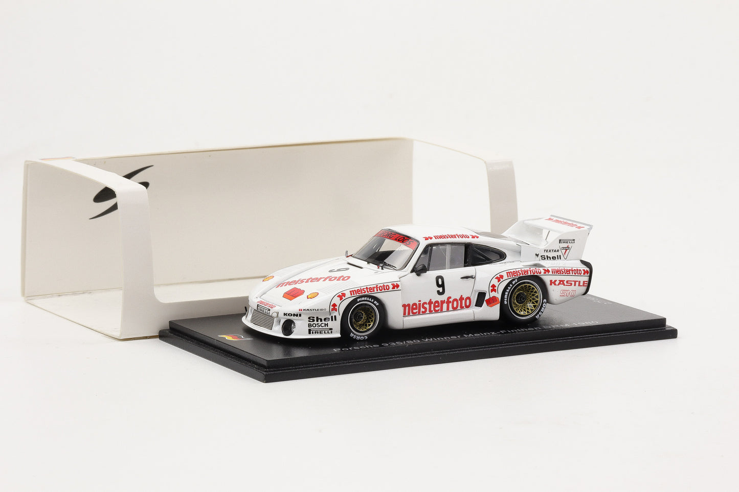 1:43 Spark Porsche 935/80 Winner Mainz-Finthen DRM 1980 Bob Wollek