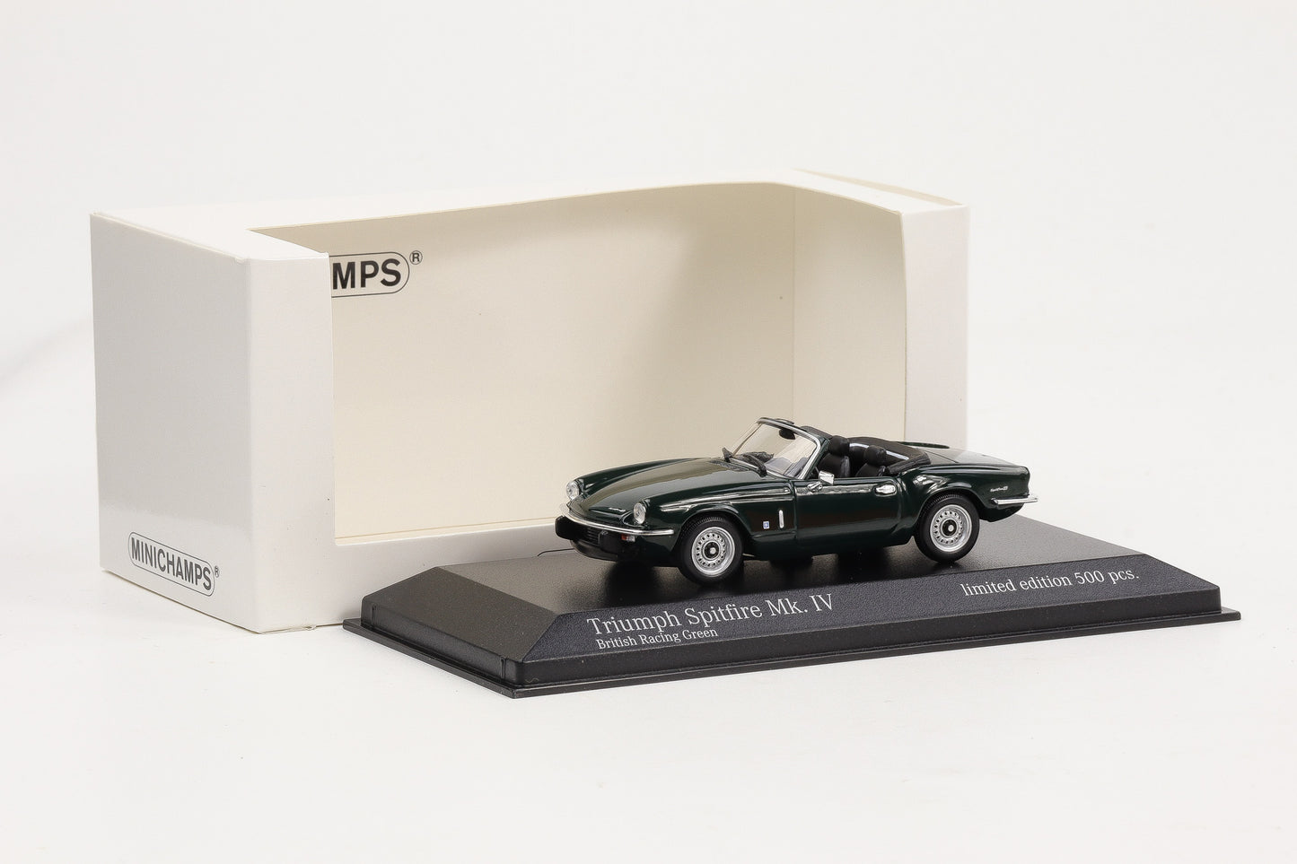 1:43 Minichamps Triumph Spitfire MK IV 1972 british racing green limited